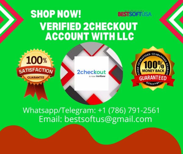 Verified 2checkout Account with LLC 454546