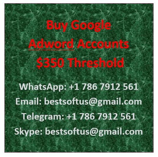 Buy Google Adword Accounts $350 Threshold