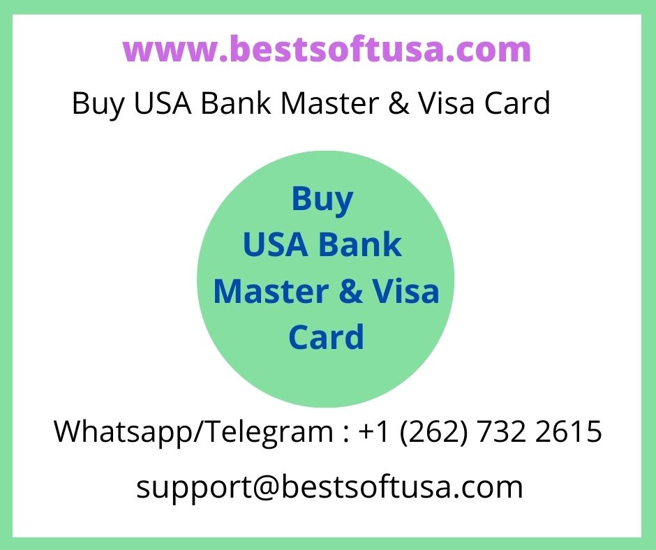 Buy USA Bank Master & Visa Card
