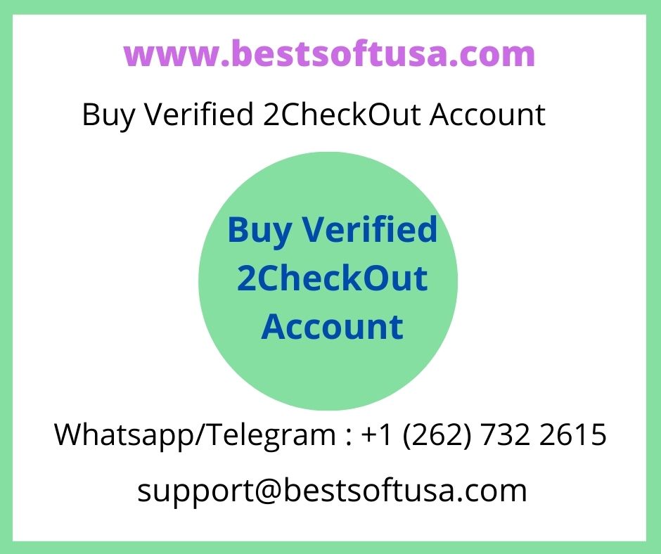 Buy Verified 2CheckOut Account