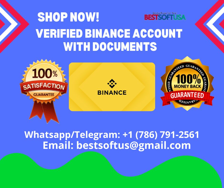 Verified Binance Account with Documents 46466466446