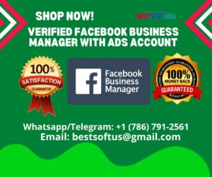 Verified Facebook Business Manager with Ads Accounts