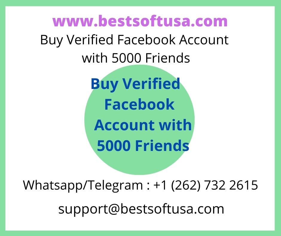 buy verified facebook account with 5000 friends